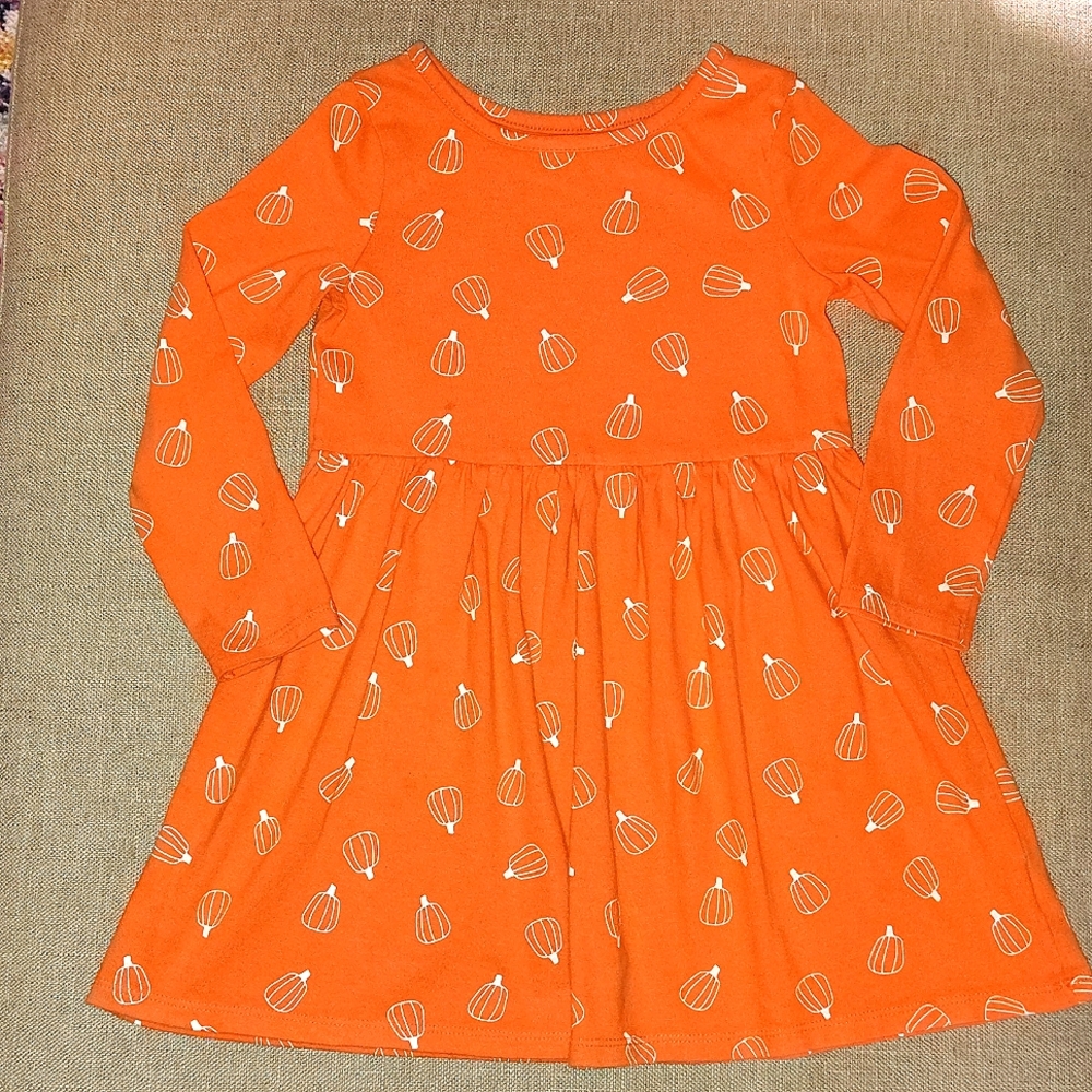 Cat & Jack, 5t long sleeve pumpkin dress
